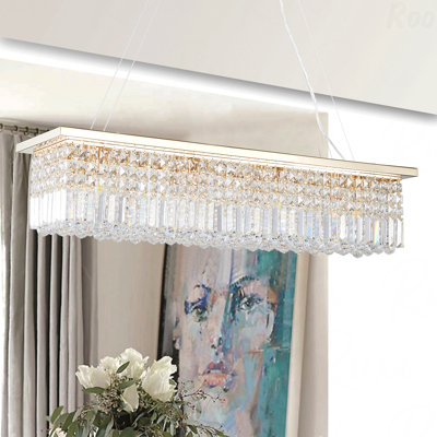 Lustre en cristal de style moderne