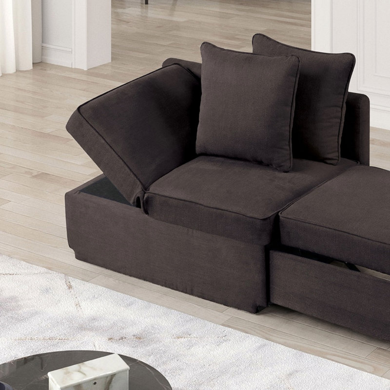 Fauteuil convertible 1pc, Gris