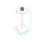 Table à boissons 100% bois franc américain