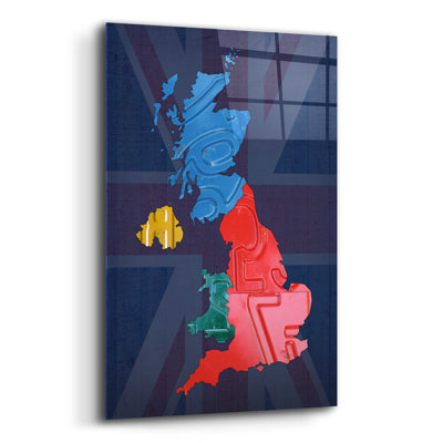 " UK Map " by Design Turnpike