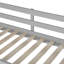 Lit mezzanine en bois avec bureau et tablettes - Structure en bois peu encombrante-995979936
