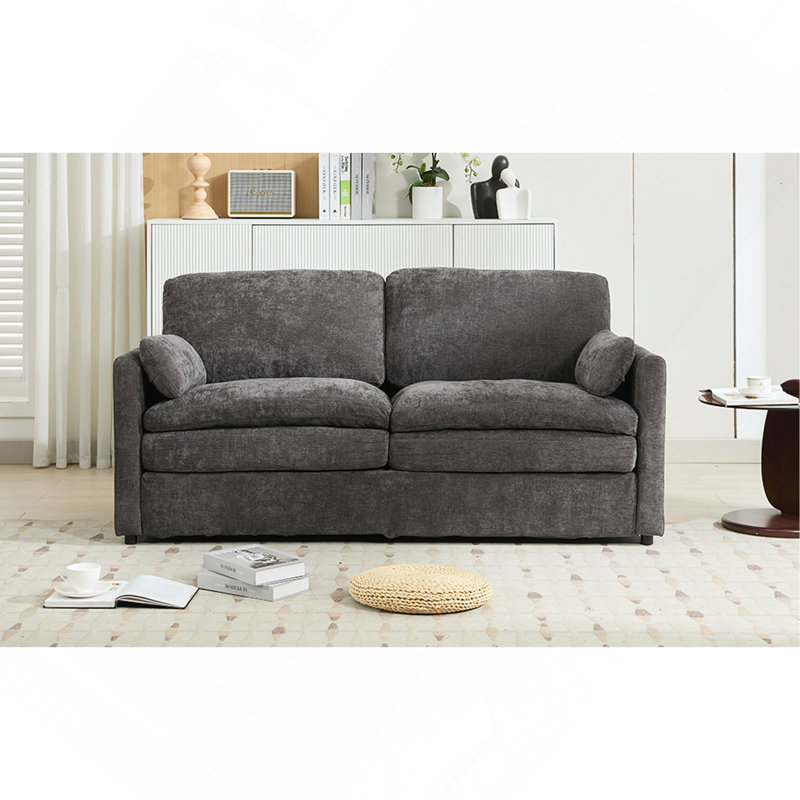 68.1" Cozy Upholste Loveseat Sofa Oversized Comfy Comfy Cloud Sofa Double Cushion Loveseat Sofa Plush Cushion Sofa Couch For Living Room