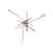 Rochelle 6-Light Sputnik Dimmable Integrated LED Pendant-55898150-124606671