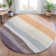 Machine Washable Indoor/Outdoor Xhevrie Orange Rug