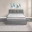 Matelas hybride moderne et contemporain de 12 po avec tissu respirant adaptatif Galindo, système de ressorts ensachés (660), housse infusée de thé vert-436883651