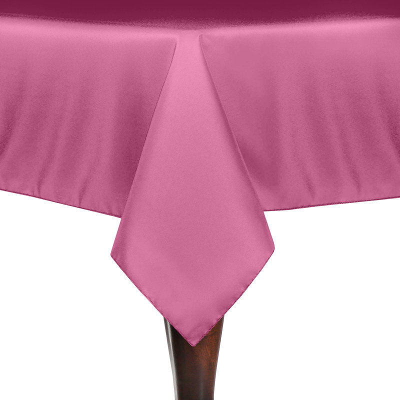 Solid Color Square Tablecloth, 2, 84" x 60", Watermelon