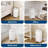 2.4 Gallon Step Trash Can with Soft-Close Lid & Removable Inner Bucket – Stainless Steel Kitchen, Bathroom, Office Garbage Bin – White-135720580