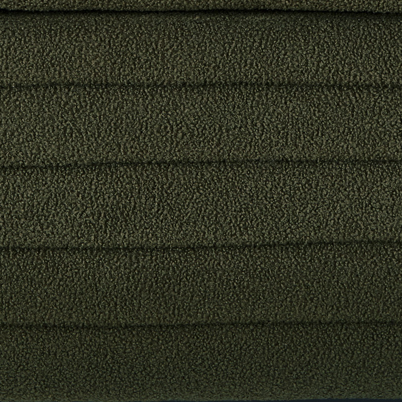 Oval Storage Ottoman Bench, Dark Green