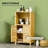 Home Organizer Tower with Bamboo Design, Natural