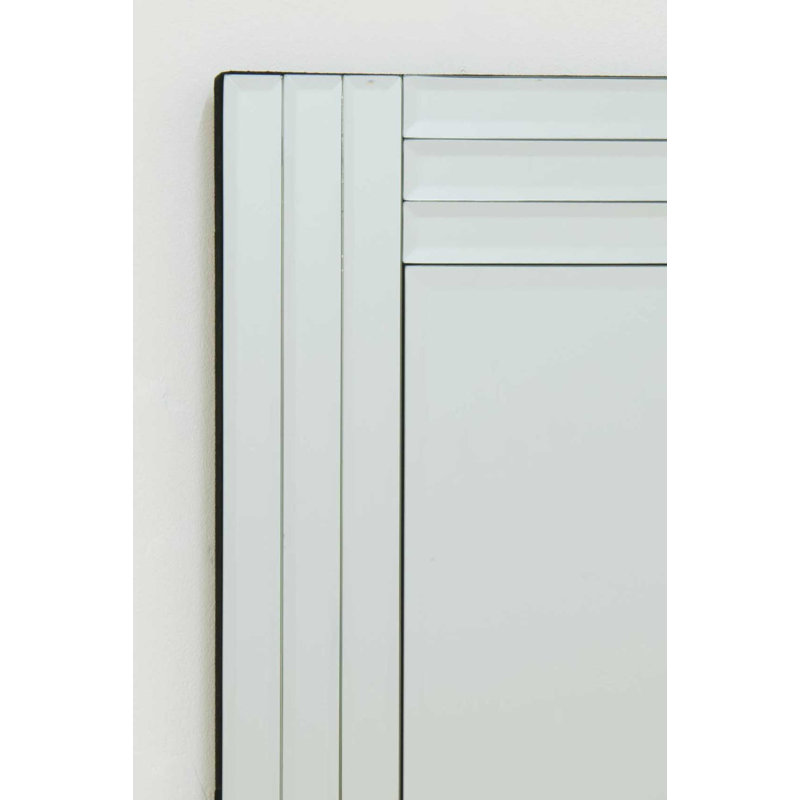 Chaudiere Flat Wall Mirror, White, 168 H x 102cm W  x 5cm D