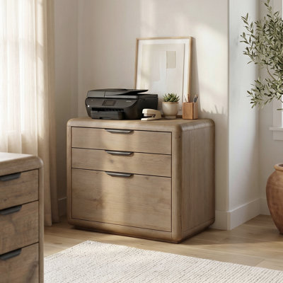 Premier Lune 3-Drawer File Cabinet with Power Outlets