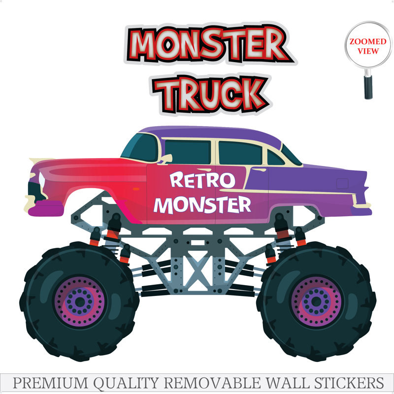 Monster Truck Wall Sticker