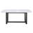 Amaryia Trestle Dining Table in Weathered Gray,Dining table,Kitchen table with marble top