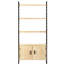 Actaeon 180cm H x 80cm W Etagere Bookcase-1023689225