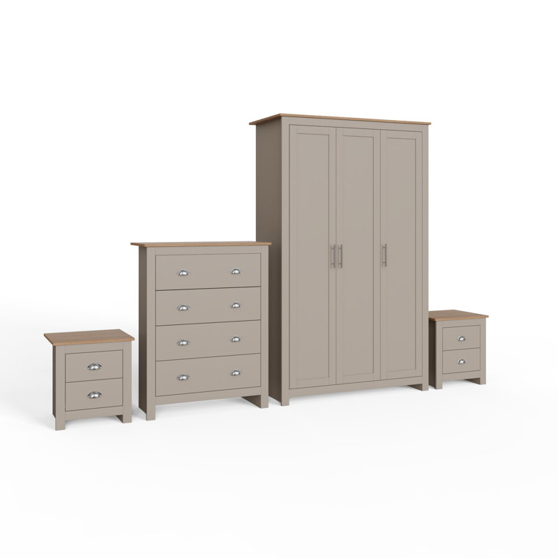 Kenneth Piece Bedroom Set, Grey