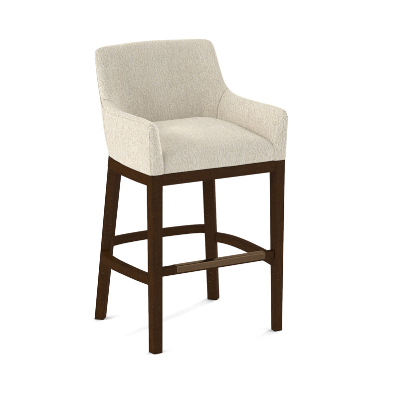 Upholstered Stool, Espresso, 61606-88