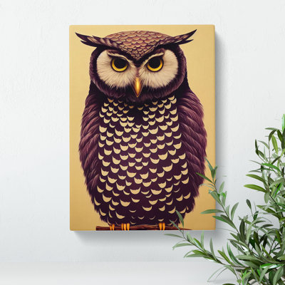 Perched Owl - Wall Art