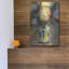 «Glass Study» par Jeanette Vertentes, art mural en métal de luxe, 12 po x 16 po