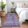 Machine Washable Indoor/Outdoor Xhevrie Purple Rug