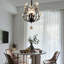 3-Light Crystal Chandelier Adjustable Height