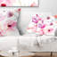 Coussin de fleurs en motif lombaire floral