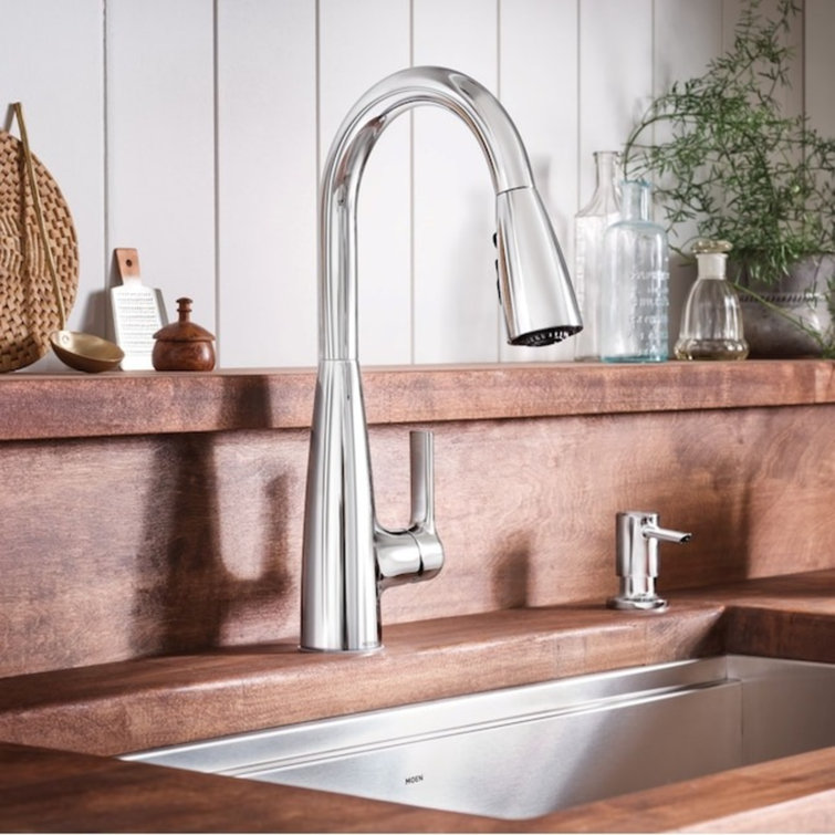 Haelyn Single-Handle Pull-Down Sprayer Kitchen Faucet with Reflex and Power Clean