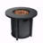 Adriaunna Circle Steel Propane Smokeless Fire Pit Table