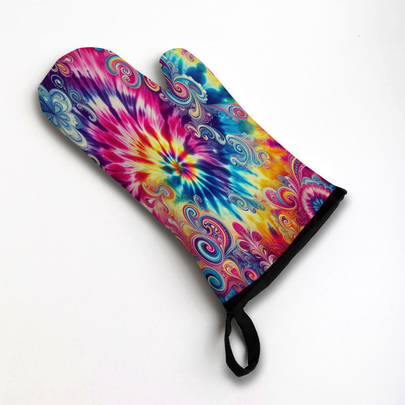 Couvre-lit spirale en coton Hippie