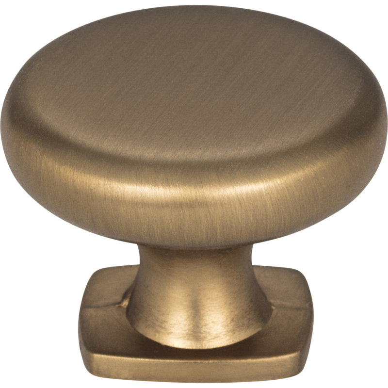 Belcastel I 1 3/8" Diameter Mushroom Knob, Satin Bronze