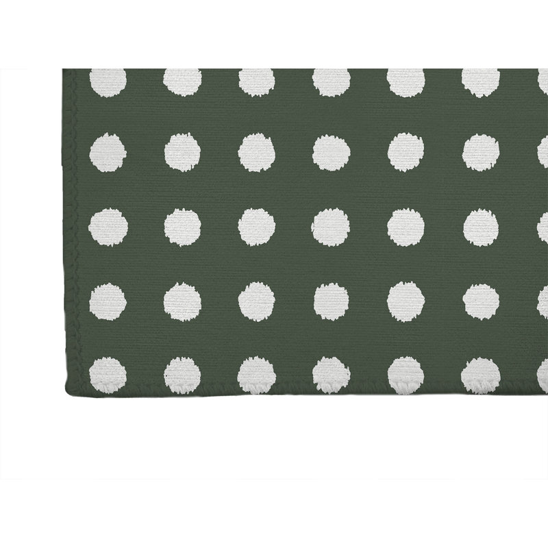 Dot Locked Non-Slip Outdoor Rug, Runner 2'6" x 8'