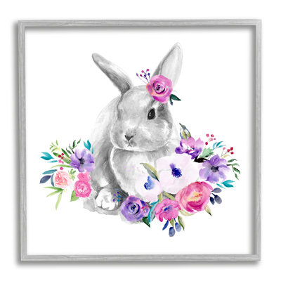 «Bunny With Spring Roses» par Jennifer Paxton Parker