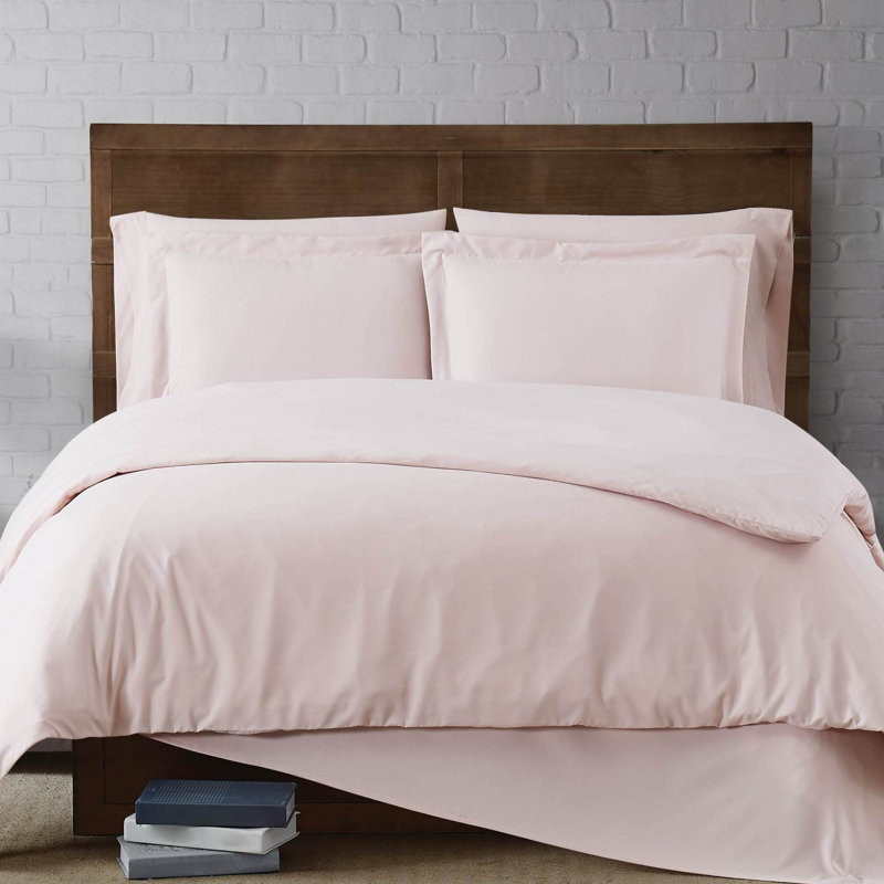 Standard Duvet Cover, Twin XL Duvet Cover + 1 Standard Sham, Blush