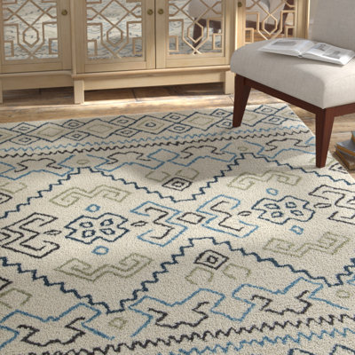 Tapis crème en laine Chartwell