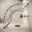 Porte de douche coulissante sans cadre 36 po x 76 po Reno avec verre trempé traité 5/16 po CrystalTech, quincaillerie noir mat-120912189