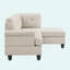 Canapé modulaire 2 pièces rembourré-819343596