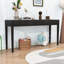 Console élégante avec 3 tiroirs courbés-633427161