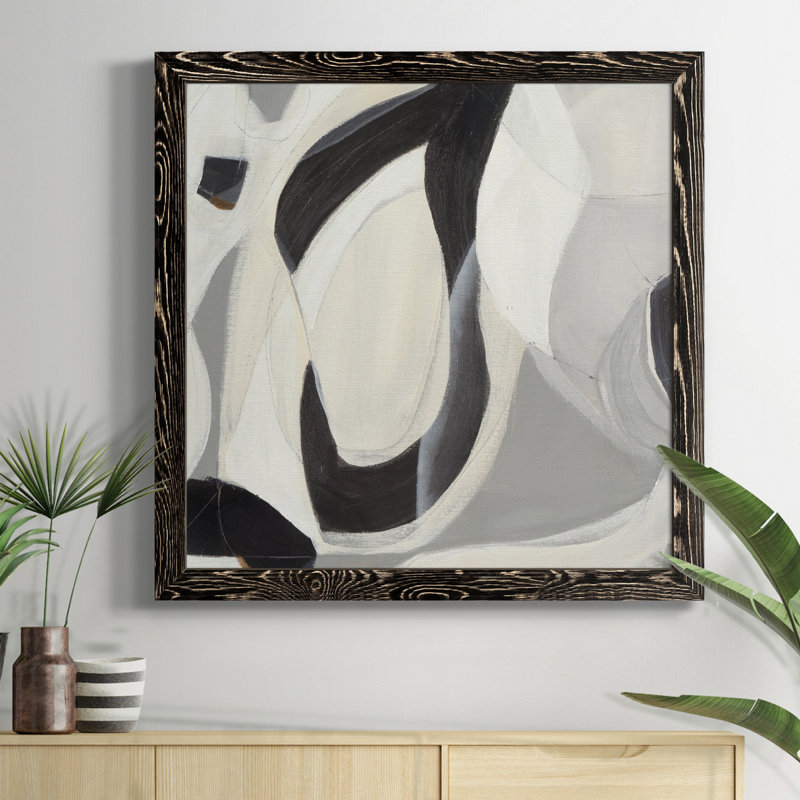 La toile encadrée de qualité supérieure - prête à être accrochée, Cadre noir, H 31,5 po x l 31,5 po x P 1,5 po