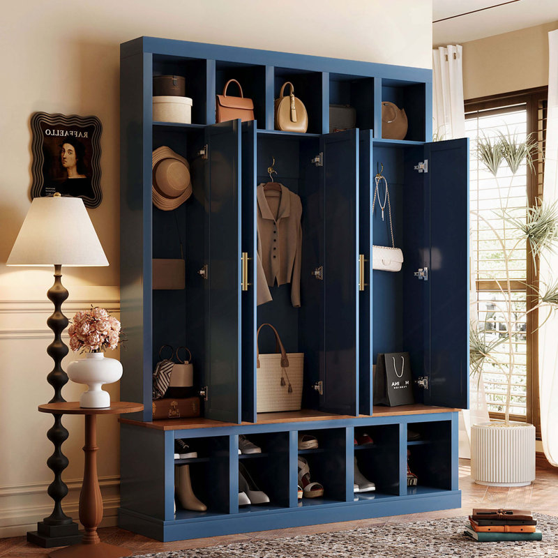 Armoire de rangement Farmhouse, Marine