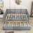  Wooden Daybed with with Trundle and Slats-1035742896-1035742899