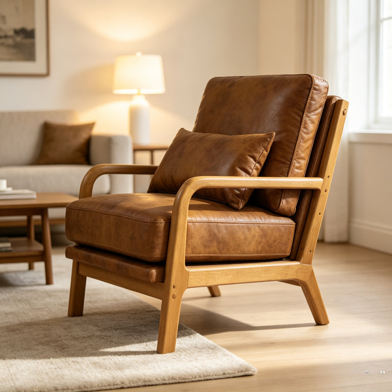 Méridienne l 26 po Mid-Century