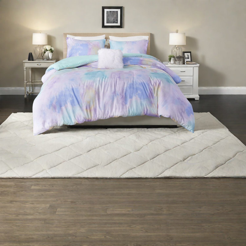 Dreamy Tie Dye Bedding Set, Soft Microfiber, Modern Style For Home