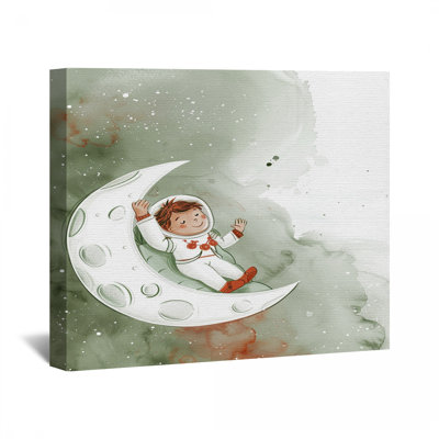 Astronaut Canvas Wrap - Space Wall Decor