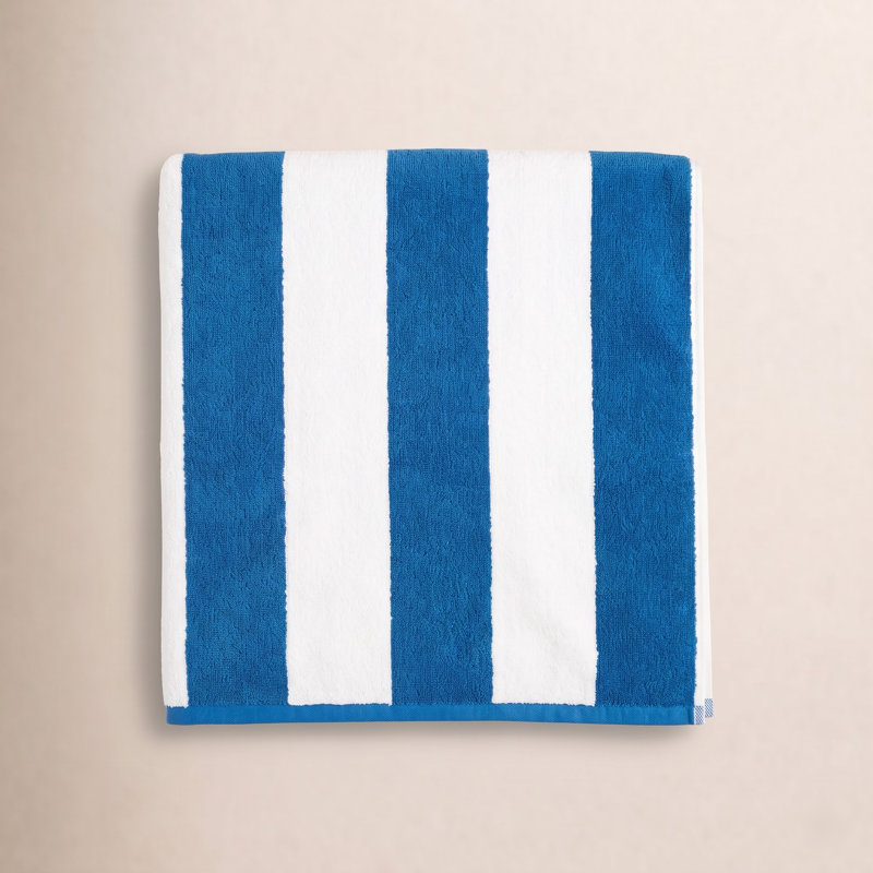 Mendel Cotton Beach Towel, Royal Blue