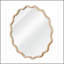 Miroir décoratif rond en bois naturel ondulé de 30 pouces de couleur bois naturel, pour chambre à coucher, salle de bain, salon, entrée-129582923-129582930-129582932