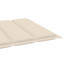 Chaise longue simple en teck avec coussins 78 po Doucet-1036249183-1036249181