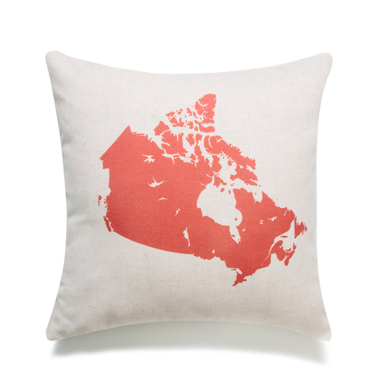 O Canada Throw Pillow, No Fill
