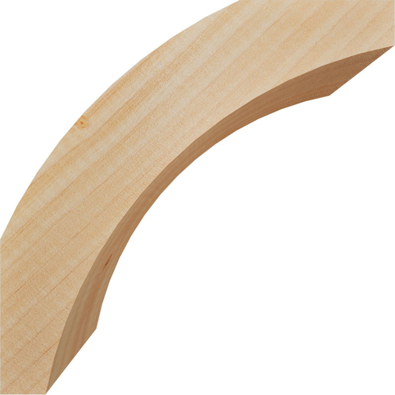 Genouillère Thorton, Sapin Douglas de 3 1/2 po (lisse), 8 po X P 8 po H