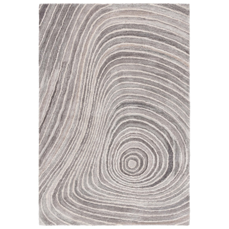 Jeaneen Hand Tufted Performance Abstract Rug, Rectangle 6' x 9'