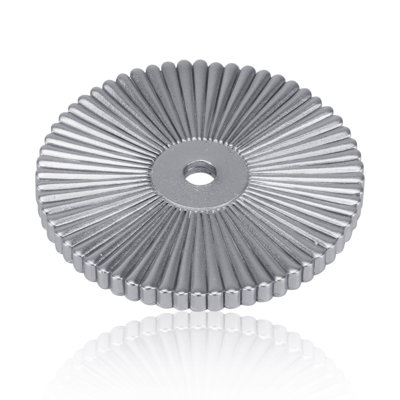 edgar berebi monterey round back plate in matte black plate