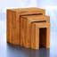 Mundelein Solid Wood Sled Nesting Tables